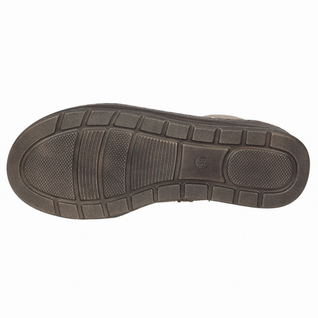 Komfortowe botki damskie Syrena SH 553 cappuccino