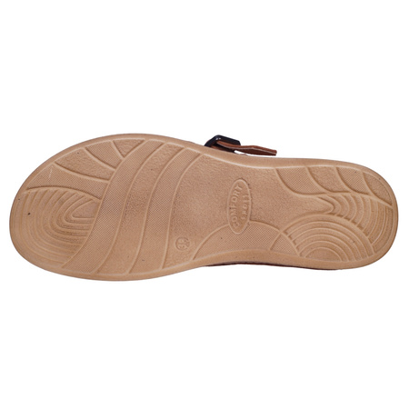 Sandały damskie skórzane SYRENA SBB 221223 RUDE CODEX