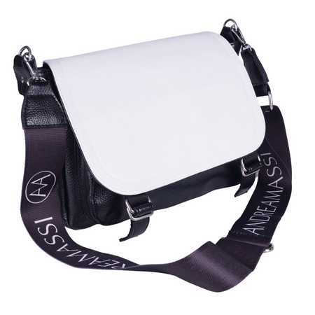 Torebka damska biało-czarna marki Syrena SO 22018