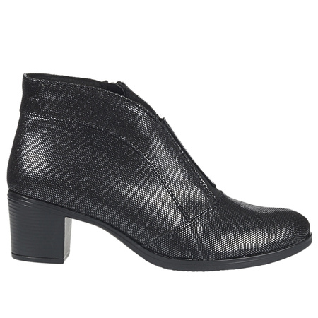 Komfortowe botki damskie skórzane Syrena SE 481 czarne