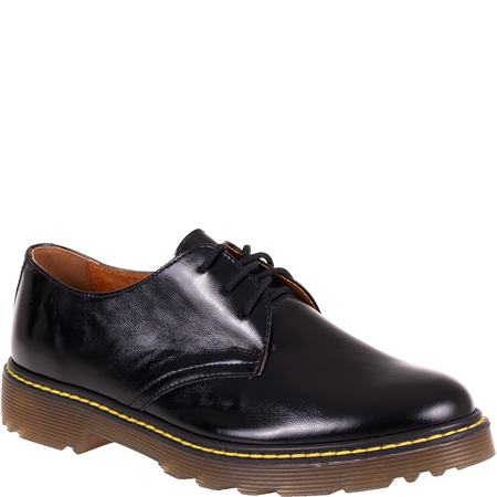 Syrena SGO 1515 czarne półbuty - skóra naturalna, eleganckie