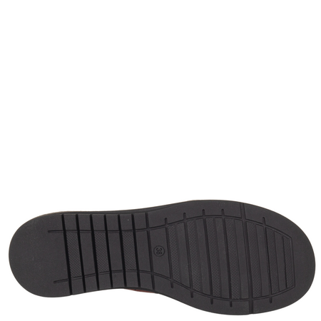 Półbuty damskie wsuwane skórzane Syrena SE 0030 czerwone