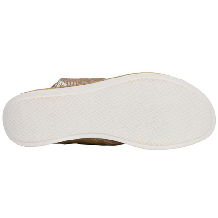 Sandały skórzane SST 950/G cappuccino marki Syrena