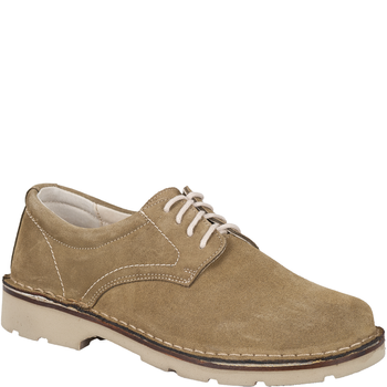 Skórzane półbuty męskie marki Syrena SH 808 oliwka