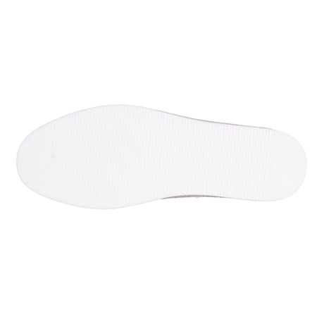 Białe mokasyny damskie ażurowe espadryle marki Syrena SW 220646