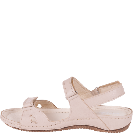 Sandały damskie skórzane Syrena Comfort SH 205 ecru