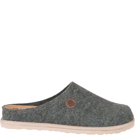 Kapcie damskie INBLU CS000047 zielone - filcowe