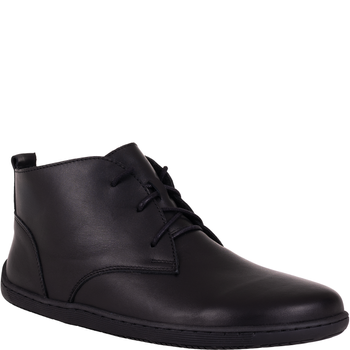 Botki barefoot marki Syrena SH 699 czarne - skóra naturalna