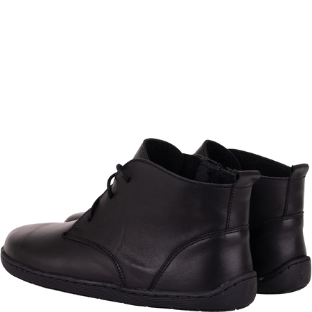 Botki barefoot marki Syrena SH 699 czarne - skóra naturalna