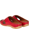 Klapki damskie skórzane Syrena SST 869 czerwone