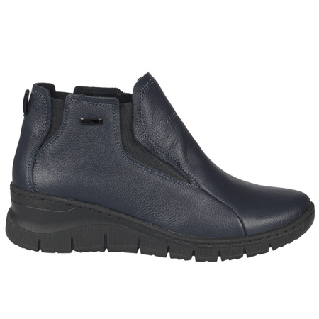 Komfortowe botki damskie Syrena SH 552 granatowe