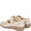 Syrena SH 4043 ecru - półbuty skórzane damskie na wiosnę
