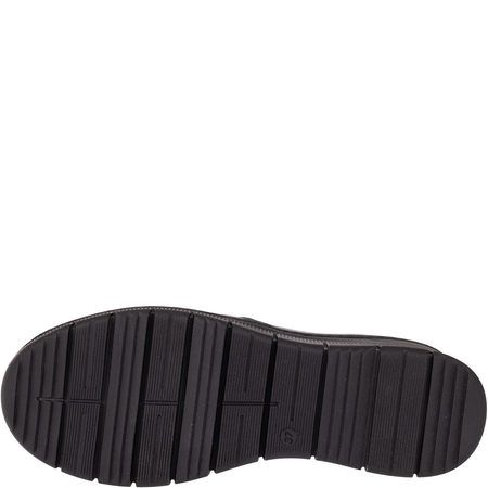 Granatowe botki Syrena SWB K-276 ze skóry naturalnej