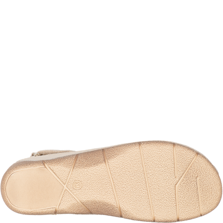 Skórzane sandały damskie ażurowe Syrena SH 4027 ecru