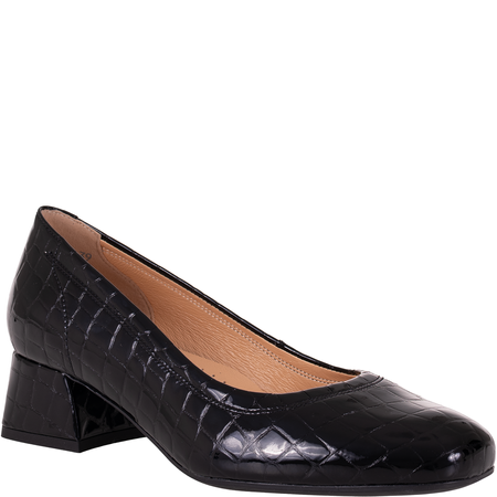 Czółenka damskie skórzane marki Syrena SPU 1535V czarne