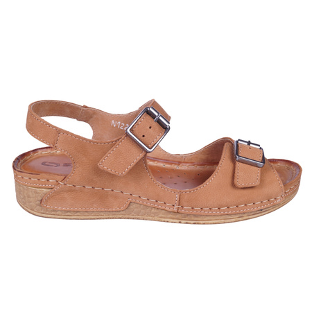 Sandały damskie skórzane SYRENA SBB 221223 RUDE CODEX