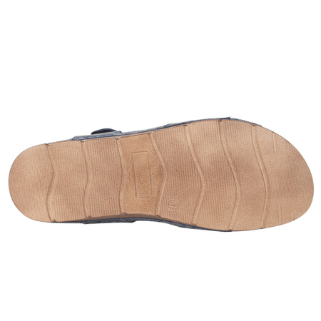 Sandały damskie skórzane Syrena SOT 420 granatowe