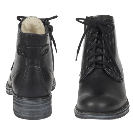 Komfortowe botki damskie Syrena SST 2032 - skóra naturalna