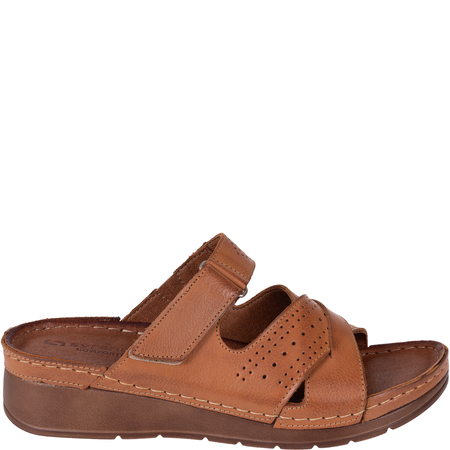 Rude klapki damskie skórzane marki Syrena SST 923