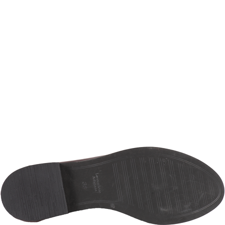 Mokasyny damskie Syrena SE P-287 bordowe skóra licowa