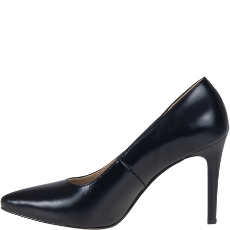 Czółenka, szpilki skórzane damskie Syrena SWB 012 czarne