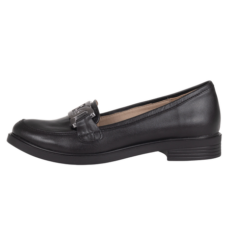 Półbuty Syrena SE 0055 czarne skórzane - elegancja i komfort