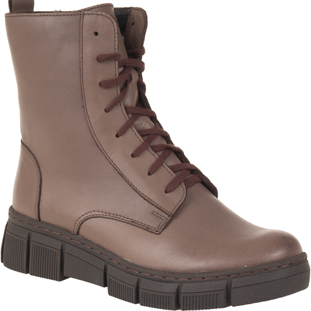 Skórzane trzewiki damskie Syrena SST 4090/DA brązowe