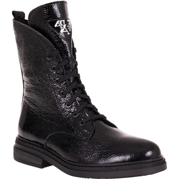 Trzewiki damskie Syrena SLA 1040/161 czarny/lico kresz