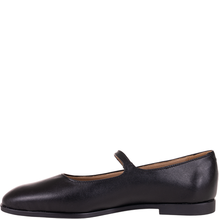 Baleriny damskie z paskiem Syrena SE P-297, skóra naturalna