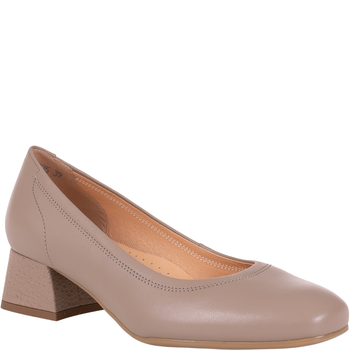 Czółenka damskie skórzane marki Syrena SPU 1535V taupe