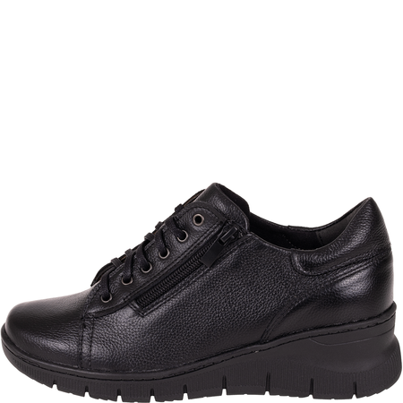 Damskie półbuty skórzane marki Syrena SWB 030/TR czarne