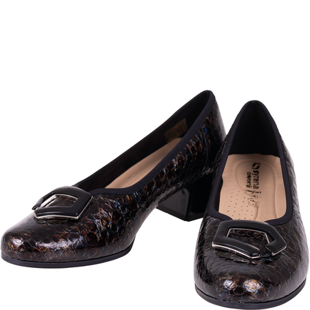 Czółenka skórzane Syrena SPU 1516 Multi Taliska W 4,5 cm