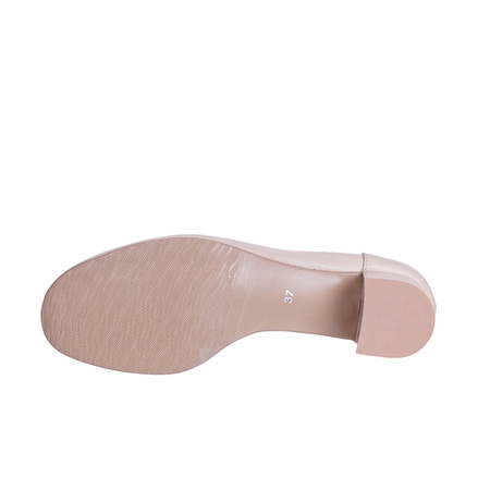 Czółenka damskie beżowe skórzane Syrena SE P-239B