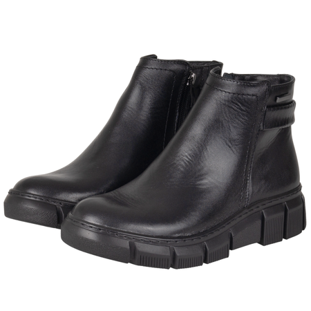 Modne botki damskie Syrena SWB K-259 - skóra naturalna