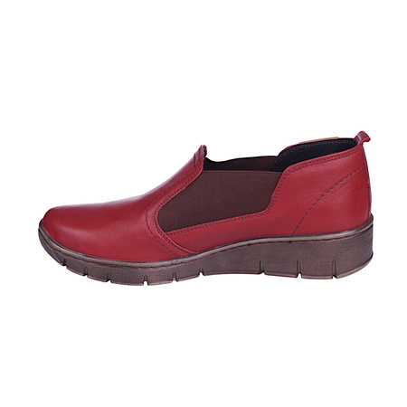 Półbuty damskie skórzane marki Stella 150 czerwone