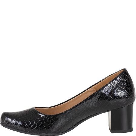 Czółenka damskie skórzane Syrena SE 7115E/12 czarne