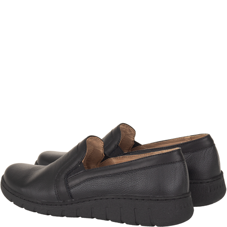 Komfortowe półbuty damskie skórzane Syrena SH 430 czarne