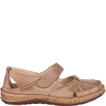 Przewiewne półbuty na rzepy Syrena SST 1705/A cappuccino