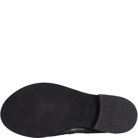 Sandały damskie Syrena SLA 1036 czarne, skóra licowa