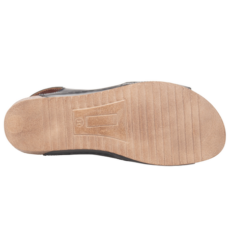 Sandały damskie na koturnie marki Syrena SST 969 czarne