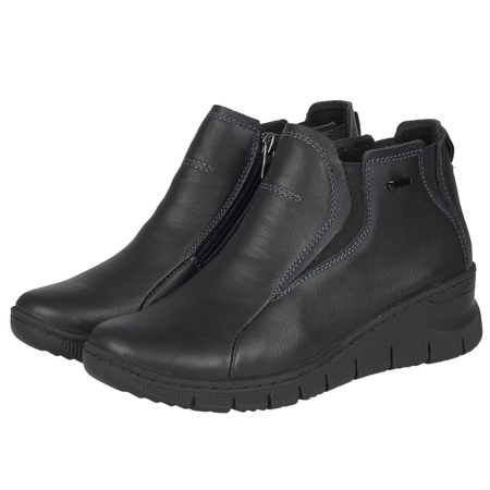 Komfortowe botki damskie Syrena SH 552 - skóra naturalna