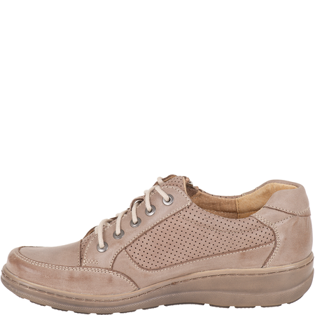 Komfortowe półbuty damskie skórzane Syrena SH 357 beż-2