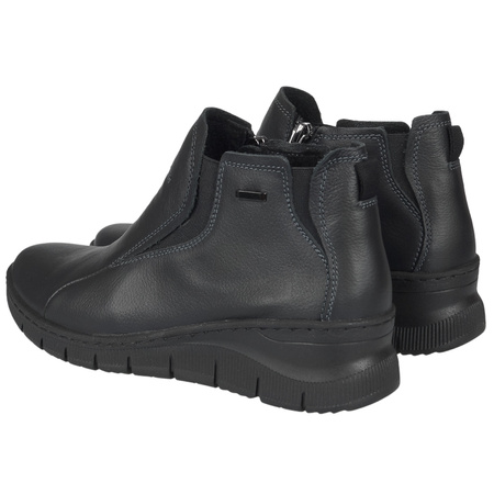 Komfortowe botki damskie Syrena SH 552 - skóra naturalna