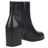Czarne botki na obcasie skórzane STX 2845/2066 marki Syrena