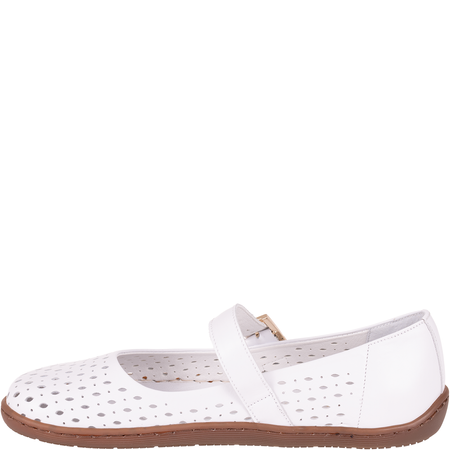 Syrena SGO B013 białe półbuty na lato - skóra naturalna