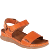 Sandały skórzane damskie marki Syrena SST 990 pomarańczowe