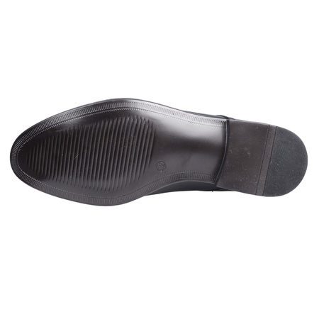 Półbuty męskie pantofle wizytowe skórzane marki Syrena SE 934 czarne