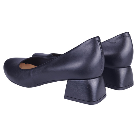 Czółenka damskie skórzane marki Syrena STX 22389o-3511 czarne