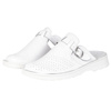 Komfortowe klapki męskie skórzane Syrena SH 011 białe