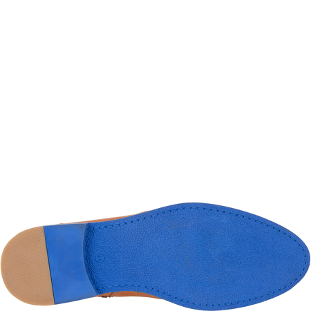 Trzewiki męskie rude Syrena SST 176 - skóra naturalna